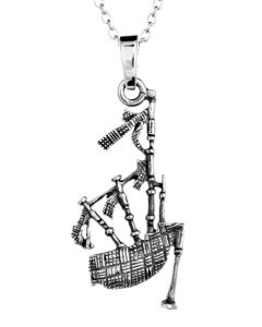 Scottish Bagpipe Charm Necklace