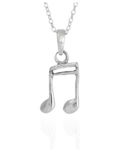 Musical Note Necklace crafted from 925 Silver