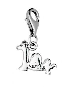 Sterling Silver Miniature Loch Ness Monster Nessie Clip On Charm