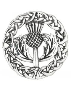 Sterling Silver Scottish  Thistle  Brooch