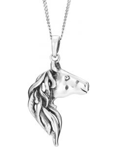Sterling Silver Horses Head necklace