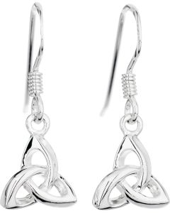 Sterling Silver 3d Celtic drop earrings