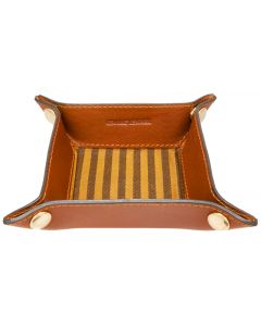 Gents Ladies Leather Valet Coin Jewellery Tray