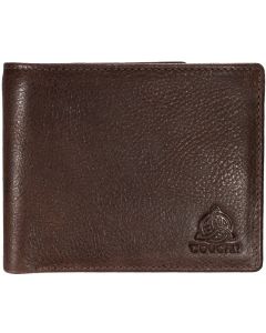Genuine Distressed Leather Mens RFID 8 slot Wallet