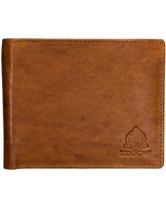 Genuine Leather Mens 8 Slot RFID Wallet