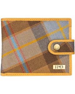 Outlander inspired 1743 Leather Gents Tartan  Wallet 