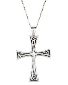 Sterling Silver Medieval Celtic Cross