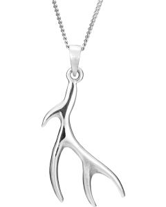 Sterling Silver Deer Antler necklace