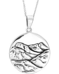 Three Sisters of  Glencoe Necklace handcrafted from Sterling Silver 