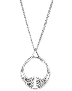 Sterling Silver intertwined Celtic necklace