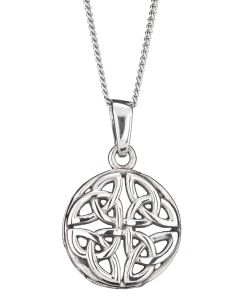 Sterling Silver sectional Celtic Necklace 