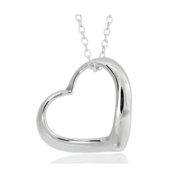 Photo Engraved Heart Necklace | Fast Delivery Crafted by Silvery UK.
